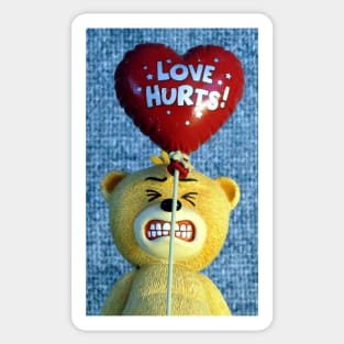 Love Hurts Sticker